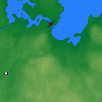 Nearby Forecast Locations - Voznesenye - mapa