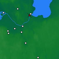 Nearby Forecast Locations - Szlisselburg - mapa