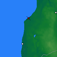 Nearby Forecast Locations - Pāvilosta - mapa