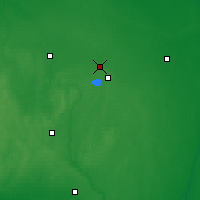 Nearby Forecast Locations - Szawle - mapa