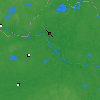 Nearby Forecast Locations - Wierchniedźwińsk - mapa
