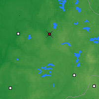 Nearby Forecast Locations - Uciana - mapa