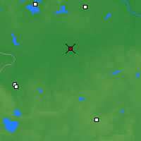 Nearby Forecast Locations - Szarkowszczyzna - mapa