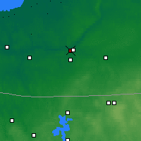 Nearby Forecast Locations - Czerniachowsk - mapa