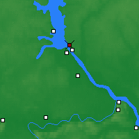 Nearby Forecast Locations - Zawołżje - mapa