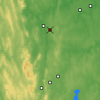 Nearby Forecast Locations - Niżny Tagił - mapa