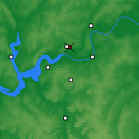 Nearby Forecast Locations - Jełabuga - mapa