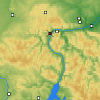 Nearby Forecast Locations - Diwnogorsk - mapa