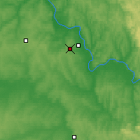 Nearby Forecast Locations - Kemerowo - mapa