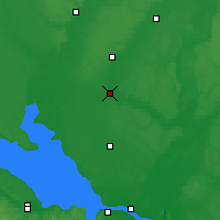 Nearby Forecast Locations - Semeniwka - mapa
