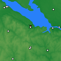 Nearby Forecast Locations - Czehryń - mapa