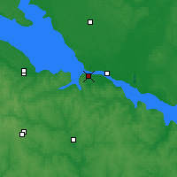 Nearby Forecast Locations - Switłowodśk - mapa