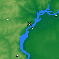 Nearby Forecast Locations - Saratów - mapa