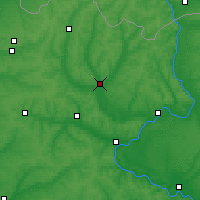 Nearby Forecast Locations - Charków - mapa