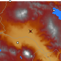 Nearby Forecast Locations - Erywań - mapa