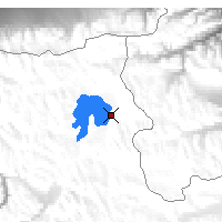 Nearby Forecast Locations - Kara-kul - mapa