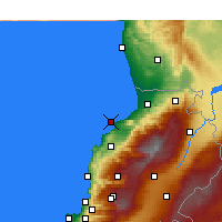 Nearby Forecast Locations - Trypolis - mapa