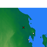 Nearby Forecast Locations - Ad-Dammam - mapa