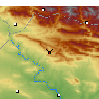 Nearby Forecast Locations - Dahuk - mapa