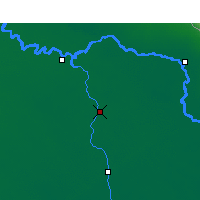 Nearby Forecast Locations - Kut-al-hai - mapa