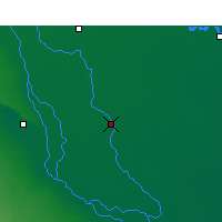 Nearby Forecast Locations - Ad-Diwanijja - mapa