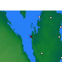 Nearby Forecast Locations - Duchan - mapa