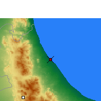 Nearby Forecast Locations - Suhar - mapa