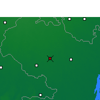 Nearby Forecast Locations - Port lotniczy Saidpur - mapa