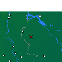 Nearby Forecast Locations - Ćuadanga - mapa