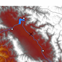 Nearby Forecast Locations - Śrinagar - mapa