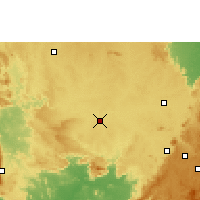 Nearby Forecast Locations - Dźagdalpur - mapa