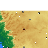 Nearby Forecast Locations - Belagavi - mapa