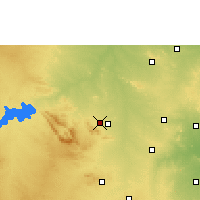 Nearby Forecast Locations - Ballari - mapa