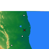 Nearby Forecast Locations - Nellur - mapa