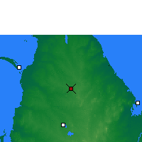 Nearby Forecast Locations - Vavuniya - mapa