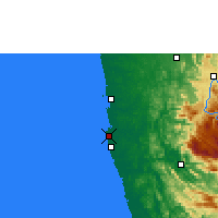 Nearby Forecast Locations - Kolombo - mapa