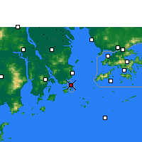 Nearby Forecast Locations - Makau - mapa