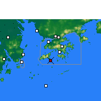 Nearby Forecast Locations - Cheung Chau - mapa