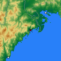 Nearby Forecast Locations - Sonbong - mapa