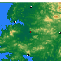 Nearby Forecast Locations - Sariwŏn - mapa