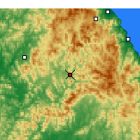 Nearby Forecast Locations - Yeongwol - mapa