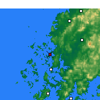 Nearby Forecast Locations - Muan - mapa