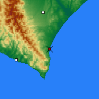 Nearby Forecast Locations - Hiroo - mapa