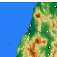 Nearby Forecast Locations - Shōnai - mapa