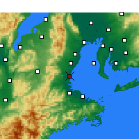 Nearby Forecast Locations - Tsu - mapa