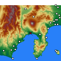 Nearby Forecast Locations - Fuji - mapa