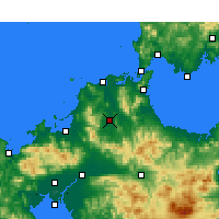 Nearby Forecast Locations - Iizuka - mapa