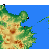 Nearby Forecast Locations - Ōita - mapa