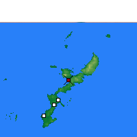 Nearby Forecast Locations - Nago - mapa
