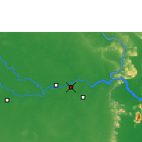 Nearby Forecast Locations - Ubon Ratchathani Agromet - mapa